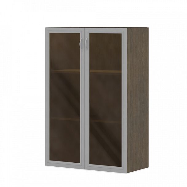 Шкаф (необходим топ) "Лидер"  ПК-ЛДР-Ш135Х90С/35-В1-299 дуб шамони - Вид 1