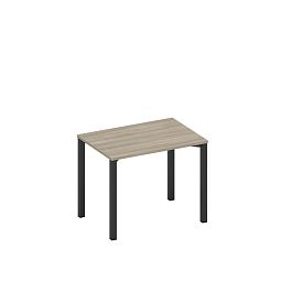 Стол письменный на металлокаркасе Space+ А1 ЧР 012.1 ВЛ вяз либерти/ черный гладкий - Фото предпросмотра