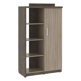 Шкаф СФ-534172 Бетон чикаго тем F187 ST9/Дрифтвуд H3090 ST22 1037х454,5х1770 WOOD&STONE - Фото предпросмотра