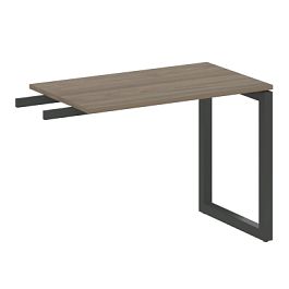 Metal System Quattro Приставной элемент на О-образном м/к 50БО.ПР-3 Вяз/Антрацит металл 1000*600*750 - Фото предпросмотра