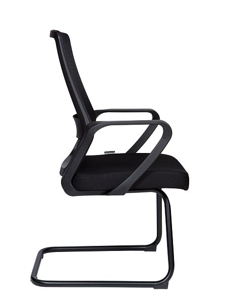 Кресло офисное / Pino black CF / черный пластик / черная ткань / черная сетка - Вид 5