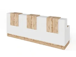 RTD087-300-V ТАНДЕМ / TANDEM Стойка ресепшн 3-300 3000х700х1200 Вотан - Фото предпросмотра