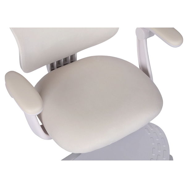 Кресло детское с подставкой для ног BRABIX "Sky MG-206", велюр, бежевое, 533156 - Вид 10