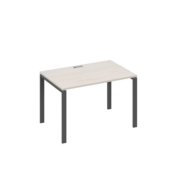 Стол письменный на металлокаркасе UNO A4 А4 Б1 023 БП дуб / металлокаркас антрацит - Вид 1