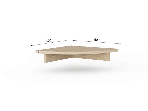 ЛАЙТ / LIGHT RLG059 Полка под монитор 50x50x10 Дуб Сонома - Вид 3