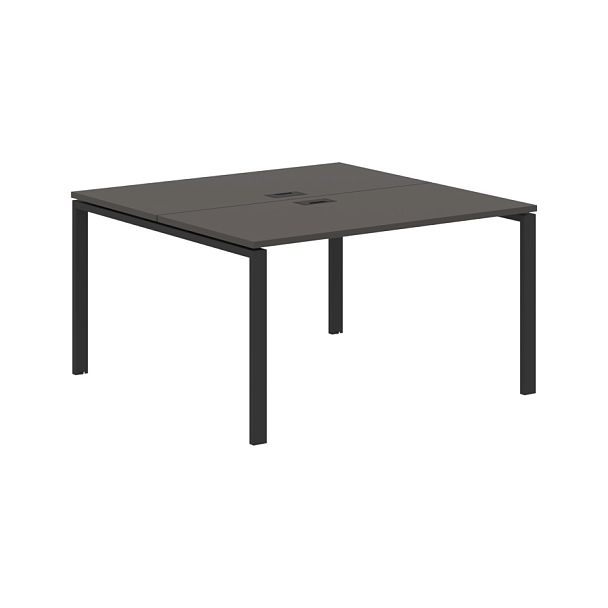 Стол 2-х местный EUWST 1313 Мокко/Черный 1360х1346х750 EDIS - Вид 1