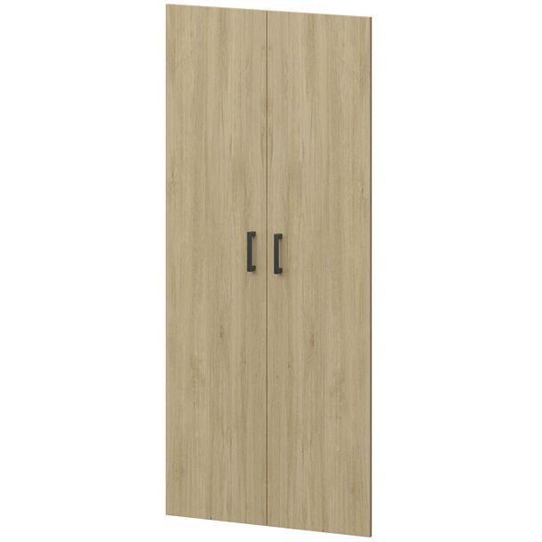 Двери из ЛДСП к широким стеллажам НТ-602.2.Ч.Ф Баттл Рок 780x16x1948 Аргентум - Вид 1
