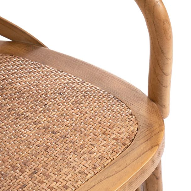 Стул с подлокотниками Кросс/Cross (мод.CB2008), дерево вяз, Груша (№3) - Вид 9