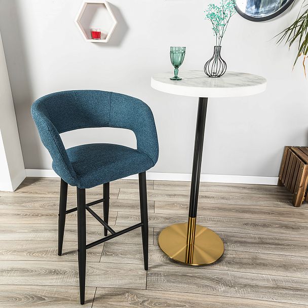 Кресло Бар.Hugs синий/черный - Вид 7