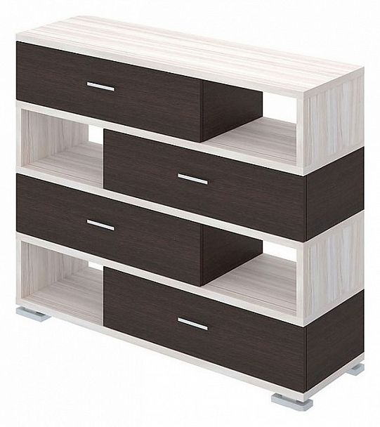 Тумба комбинированная Домино СБ-40/4 Венге/Карамель - Вид 1