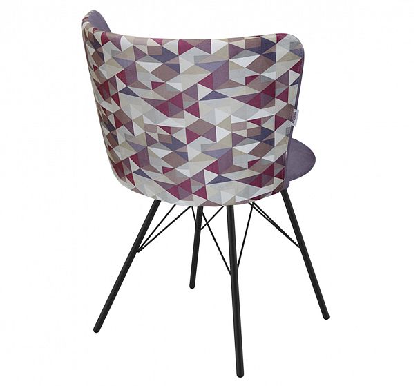 Стул Sheffilton SHT-ST36-4/S37 сумеречная орхидея/черный муар - Вид 3