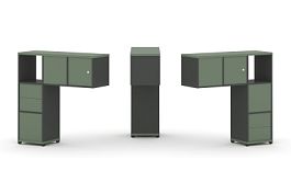 Concept Надставка низкая CN.DNN-004 Кобо/Антрацит/Металл Антрацит 1099*365*1130 - Фото предпросмотра