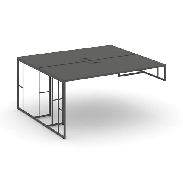 Rift Рабочая станция для опорной тумбы RF.DRSOT-013 Антрацит/Металл Антрацит 1380*1432*750 - Вид 1