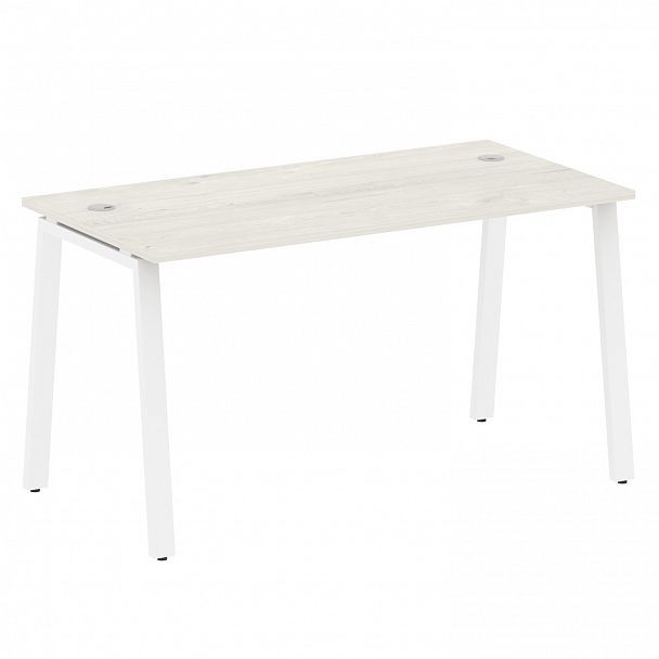 Стол "Metal System" БА.СП-3 дуб наварра/белый - Вид 1