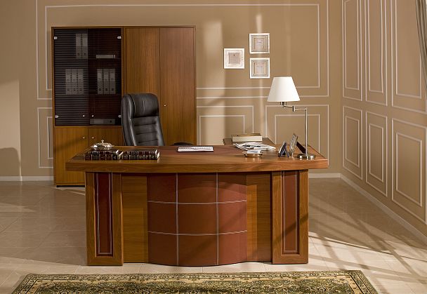 Брифинг- приставка Bristol 122x72x69 орех - Вид 3