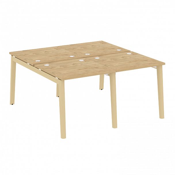 Рабочая станция "Onix wood" OW.D.RS-4.0.8 тиквуд светлый/дуб светлый - Вид 1