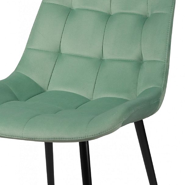 Комплект стульев Эйден, Confetti aquamarine/черный, 4 шт. - Вид 3