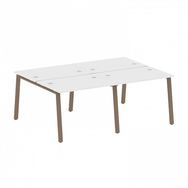 Рабочая станция "Metal System" БА.СМ-4.1 белый/мокко - Вид 1