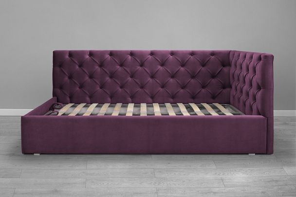 Кровать «Оливия» темно-розовая - Вид 2