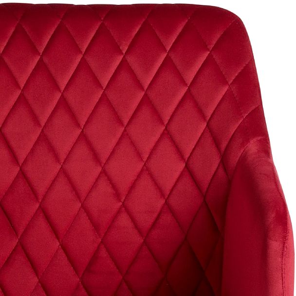 Комплект полубарных поворотных кресел Барли К, Confetti bordo/белый, 4 шт. - Вид 8