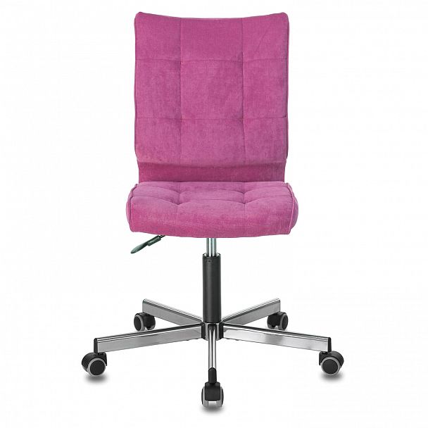 Кресло BRABIX "Stream MG-314", без подлокотников, пятилучие серебристое, ткань, малиновое, 532394, MG-314_532394 - Вид 6