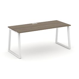 Style Project Direct Direct Стол письменный SN-6T1.SR-013.M Вяз Благородный/Металл Белый 1380*700*750 - Фото предпросмотра