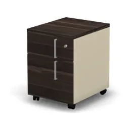 RAC022-40x50 ACCORD Тумба, 1 ящик+1 файлбокс, правая 408х500х557 Дуб Термо/Кашемир - Фото предпросмотра