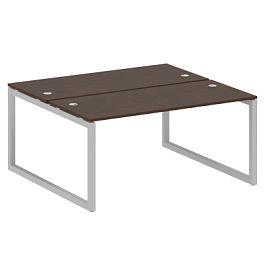 Metal System Quattro Р. ст. на О-образном м/к 50БО.РАС-СП-2.4 Венге/Серый металл 1600*1475*750 - Фото предпросмотра