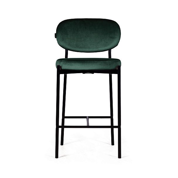 Стул полубарный Mason, бархат зеленый 19 - Вид 2