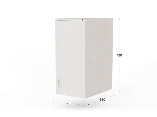 UNITY РАЗ-03Г ДУБ МОЛОЧНЫЙ Антресоль закрытая 370х550х720 - Вид 2