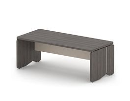 АККОРД/ACCORD RACR001-20x9 Стол руководителя 2000х900х750 Дуб Термо/Кашемир - Фото предпросмотра