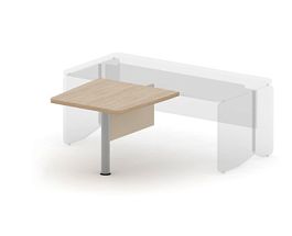 АККОРД / ACCORD RACR004-9x9 Брифинг (без опоры) 900х900х750 Сосна Аланд/Кашемир - Фото предпросмотра