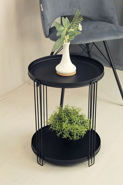 Столик журнальный Sheffilton SHT-CT31 черный муар - Вид 8