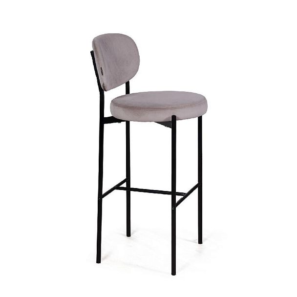 Стул барный Mason, бархат светло-серый 26 - Вид 7