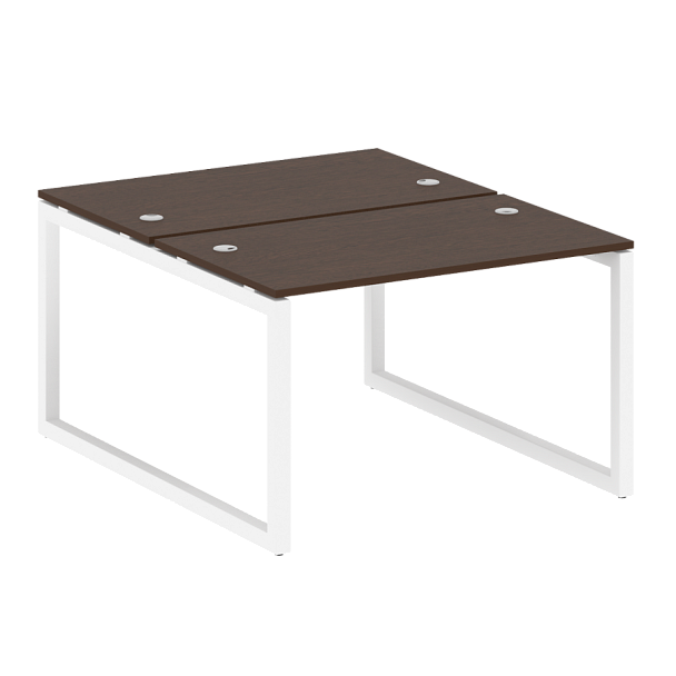 Metal System Quattro Р. ст. на О-образном м/к 50БО.РАС-СП-2.2 Венге/Белый металл 1200*1475*750 - Вид 1