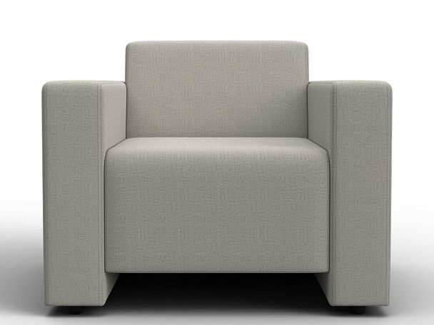 Кресло Лига-093 Рогожка бежевый - Вид 2