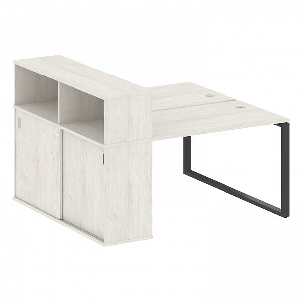 Рабочая станция "Metal System" БО.РС-СШК-2.2 дуб наварра/антрацит - Вид 1