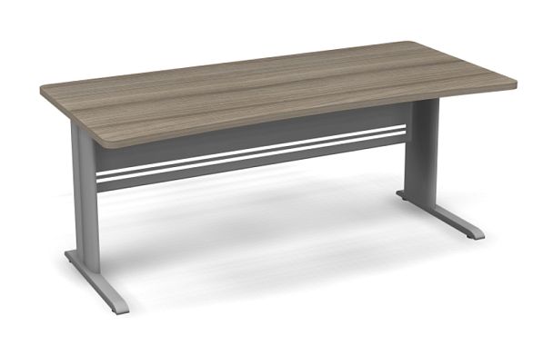 Стол симметричный на металлокаркасе 1800 Берлин Дрифтвуд/Серый ССМ 180.85 - Вид 1