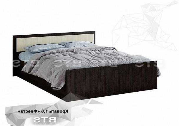 "Фиеста" кровать 1,6м LIGHT (1750х750х2032) венге/лоредо - Вид 1