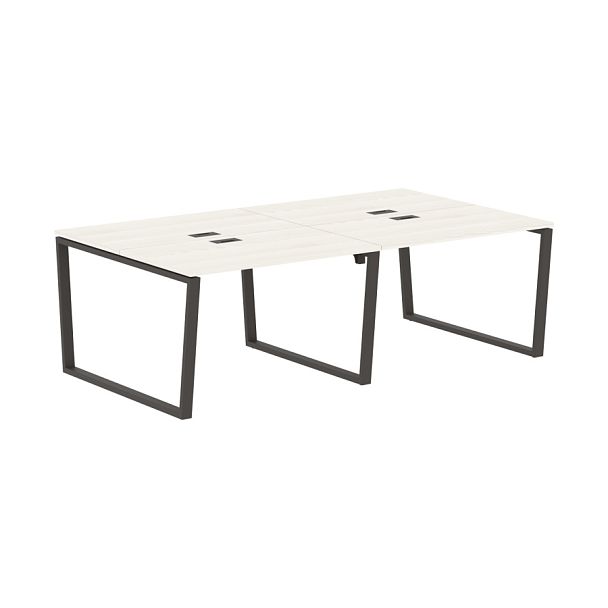 Стол 4-х местный EVWST 2313 Ясень Траун/Мокко 2326х1346х750 EDIS - Вид 1