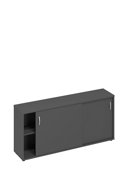 Шкаф-купе низкий (для 2-х столов 80) A4 А4 332 БП антрацит премиум - Вид 1