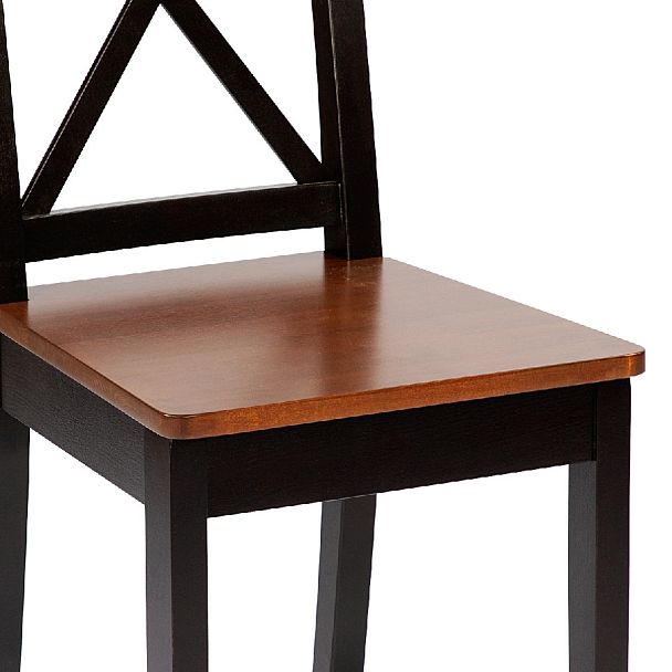 Комплект деревянных стульев с жестким сиденьем Бергольф Венге/Темный орех, 3 шт. - Вид 11