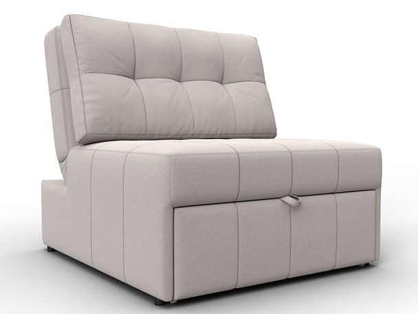 Кресло-кровать Лига-107 (80) Замша бежевый - Вид 1