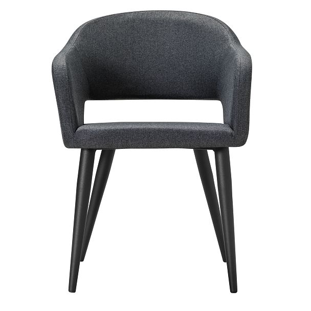 Кресло Oscar тёмно-серый/черный - Вид 3