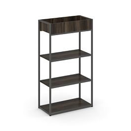 Rift Стеллаж металлический высокий приставной RF.STM-002 Дуб Мали/Металл Антрацит 696*350*1250 - Фото предпросмотра