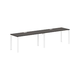 Стол 2-х местный EUWST 3167 Мокко/Белый 3126х670х750 EDIS - Фото предпросмотра