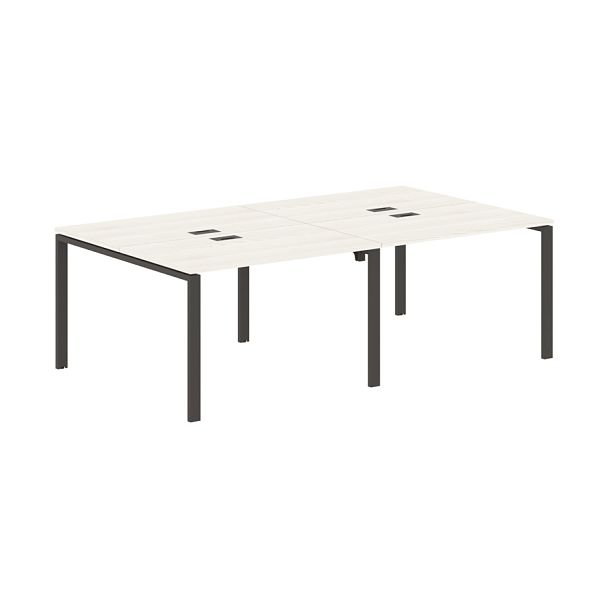 Стол 4-х местный EUWST 2313 Ясень Траун/Мокко 2326х1346х750 EDIS - Вид 1