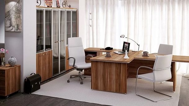 Стол ассиметричный L,R Фокус 1800 дрифтвуд - Вид 4