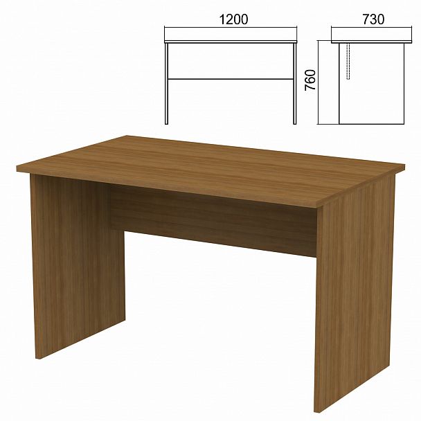 Стол письменный "Арго", 1200х730х760 мм, орех - Вид 2