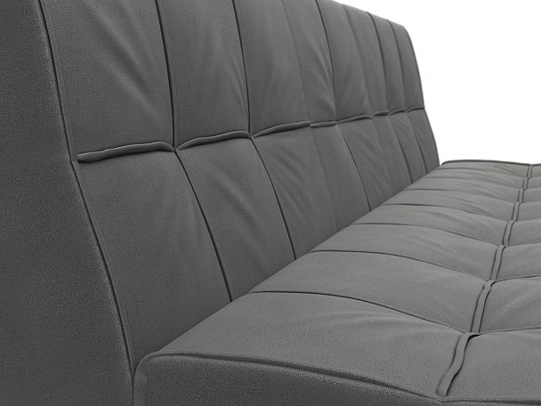 Диван прямой Винсент Искусственная замша серый - Вид 4
